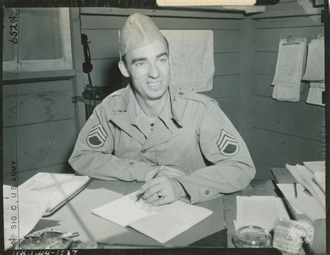 Staff Sergeant Working At His Desk In San Luis Obispo California On 30