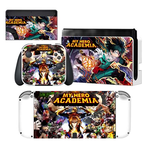 My Hero Academia Skin Sticker Decal For Nintendo Switch Oled And Joycons