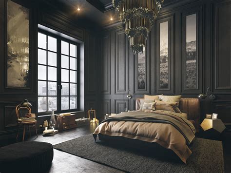 Black Beauty Black Bedroom Design Ideas