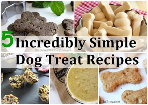 5 Incredibly Simple Dog Treat Recipes Handy Diy