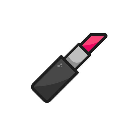 Lipstick Icon Lipstick Logo Vector Illustration Isolated On White