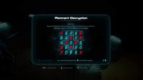 Remnant Derelict Ship Decryption Elaaden Mass Effect Andromeda