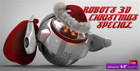 After effects intro template | hybrid promo + free download. Robots 3D christmas special - After Effects Project ...