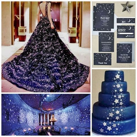 5 Wonderful Starry Night Theme Ideas For Your Wedding Ceremony Starry Wedding Starry Night