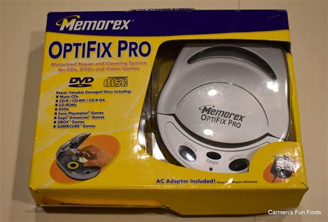 4.73 rating based on 1501 reviews. Memorex OptiFix Pro CD DVD Video Game Disc Scratch Repair ...