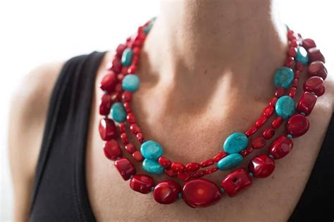 Pin By Suiling Baba On Fashion Turquoise Coral Jewelry Coral