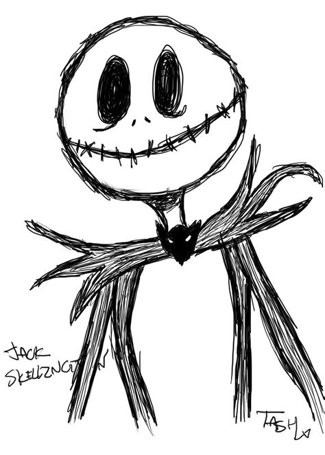 Jack Skellington Speed Sketch By Buffyanddragonage On Deviantart