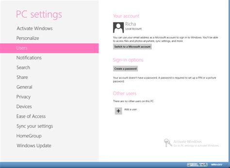Create New Microsoft Account In Windows 8