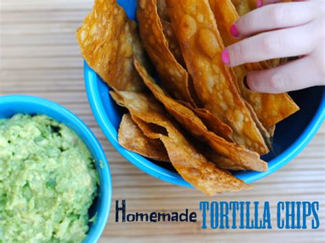 A recommended serve is 15 chips. Homemade Gluten-Free Tortilla Chips - She Let Them Eat ...