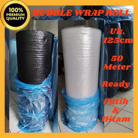 Jual Bubble Wrap Roll Hitam Bening Uk Cm X M Plastik Bubble Wrap