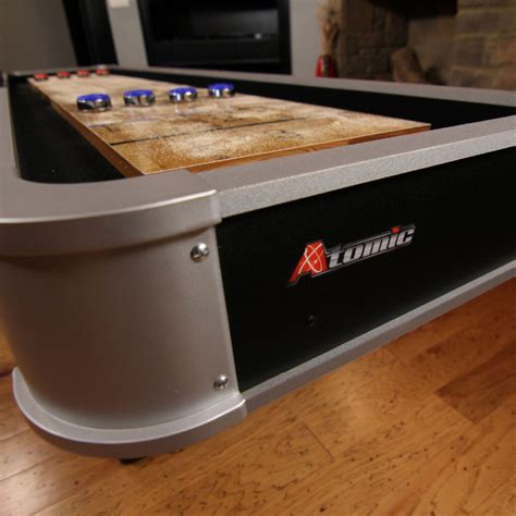 atomic 9 platinum shuffleboard table game room planet