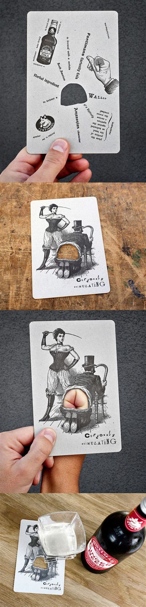 hilariously interactive vintage style letterpress beer coaster business
