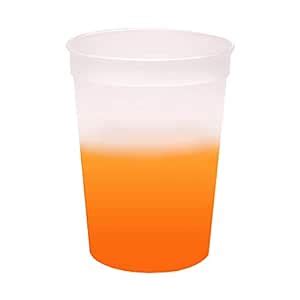 Oz Color Changing Stadium Cup Set Of Frosted Orange Amazon In