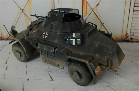 Sdkfz 222 Camouflage 3 Tons Machinegun