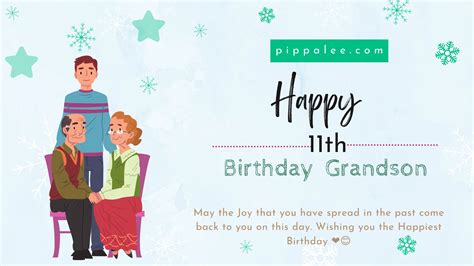 Best Happy 11th Birthday Grandson Cute Wishes 2022