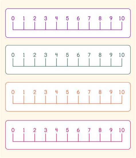 10 Best Printable Blank Number Line 1 10 Printableecom Pin On Math