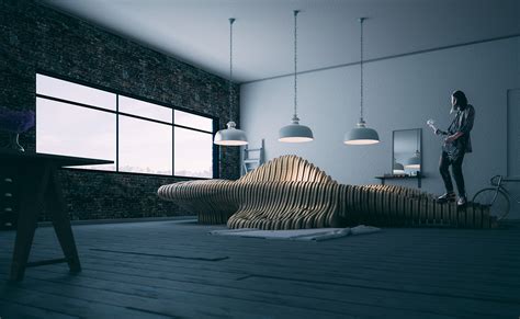 Parametric Design Curvilign Bench On Behance