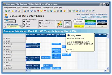 All formats available for pc, mac, ebook readers and other mobile devices. Screenshot - Concierge Hotel Reservation software - Business