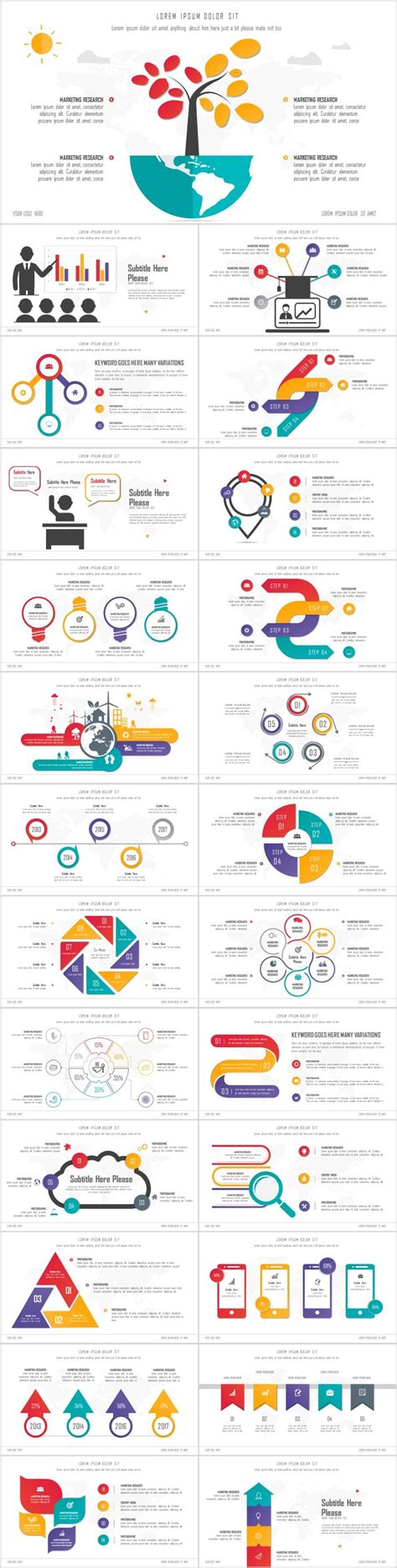 25 Best Infographic Presentation Powerpoint Templates Presentation Images