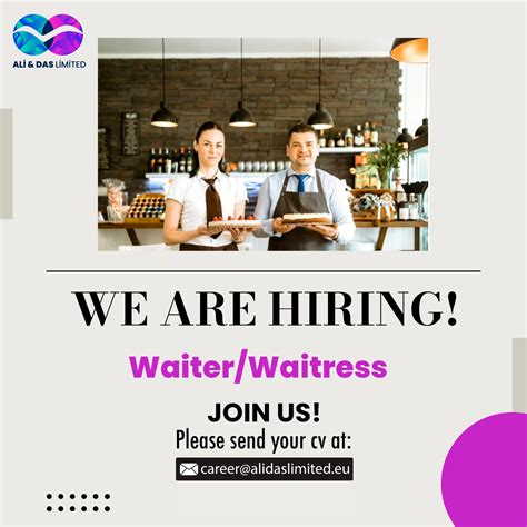 Waiter Waitress Ali Das Ltd Employment Outsourcing