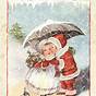 Printable Vintage Christmas Postcards