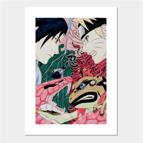 Naruto Vs Sasuke Naruto Posters And Art Prints Teepublic