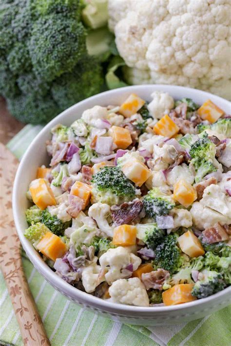 Broccoli And Cauliflower Salad With Vinegar Broccoli Walls