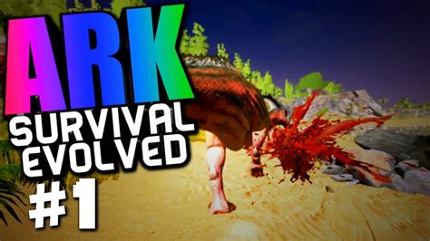 Please watch, like, share and subscribe! Ark: Survival Evolved Gameplay #1 "Getting Starting, Killing My First Dinosaur" - YouTube