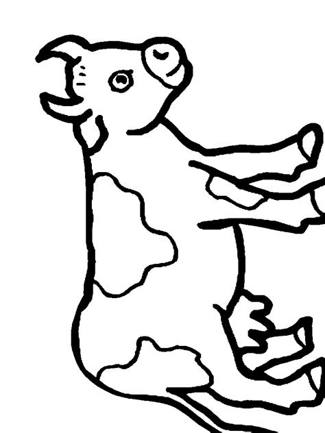 C Cow Coloring Pages Coloring Home