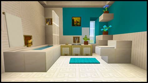 4 Cool Creative Minecraft Bathroom Design Ideas Tutorial YouTube