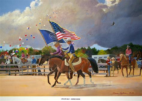 Choose your favorite fourth of july paintings from millions of available designs. 4th Of July Horse Show Painting by Werner Pipkorn