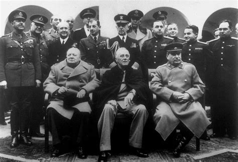 World War Ii Yalta Allies Axis Britannica