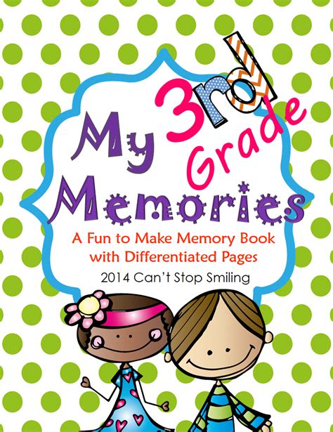 End Of Year Memory Book 3rd Grade Books For Second Graders First