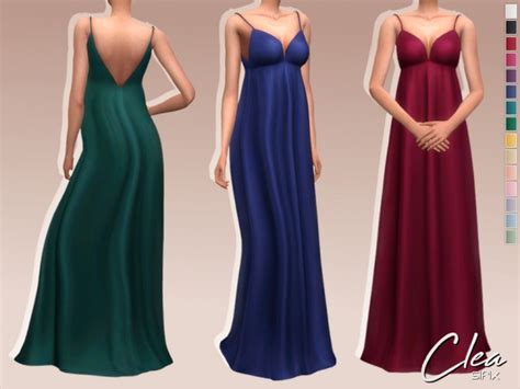 Clea Dress By Sifix At Tsr Sims 4 Updates