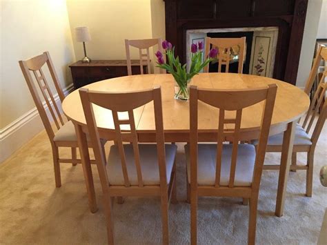 Argos home lido glass dining table & 2 chairs. IKEA Extendable Dining Table and Six Chairs | in South ...