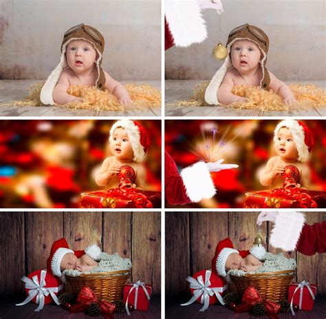 Santa Hand Photoshop Overlay Christmas Holiday Overlay Etsy