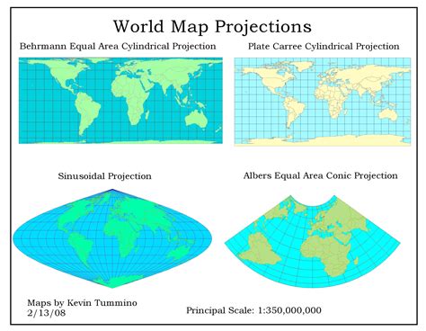 World Map Projections Map Projection Mapping World Map