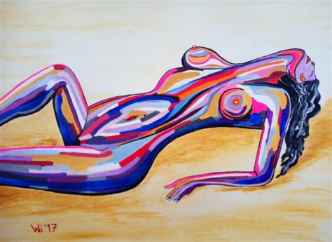We can also offer desk or office space for artists or art based companies. Gerald Wilfling Art - Acryl - Akt