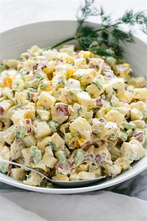The Best Potato Salad Recipe Just Like My Mom Used To Make It S Easy To Make Flavorful Cre