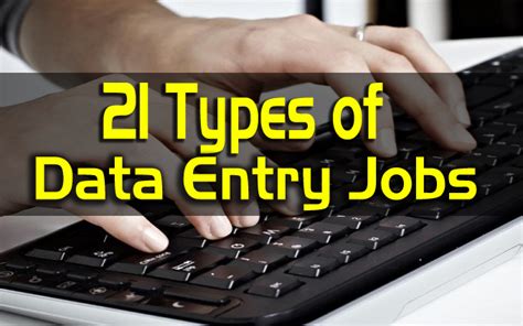 21 Best Data Entry Jobs To Work From Home Online Or Offline ~ Work From