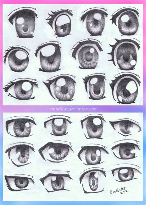 See more ideas about eye drawing, drawings, realistic eye drawing. Anime Eye Styles by annoKat on deviantART | Anime eyes, Anime drawings, Manga eyes
