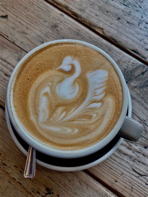 Swan Latte Art In 2022 Latte Art Latte Coffee