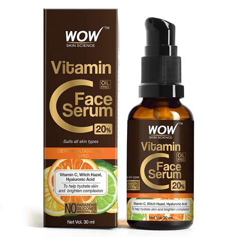 Best vitamin supplements for skin and hair in india. Buy WOW Skin Science Vitamin C Serum - Skin Clearing Serum ...