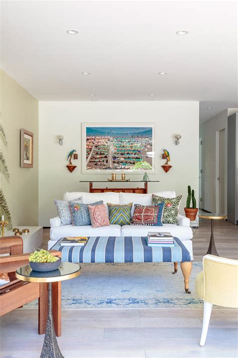 Transitional Living Room With Coastal Colors Hgtv