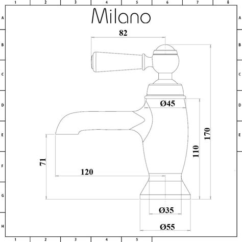 Milano Elizabeth Traditional Single Lever Mono Basin Tap Choice Of Finish