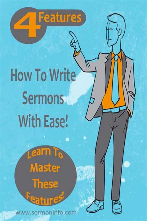 How To Write A Sermon With Ease Sermon Book Sermon Bible Study Verses