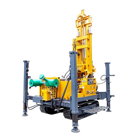 Hydraulic Pneumatic Rubber Track Water Well Drilling Rig China Pneumatic Drilling Machine And
