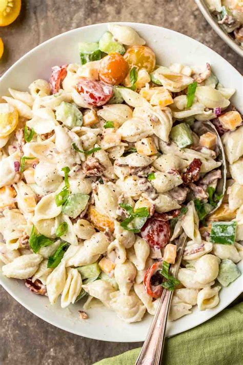 If you've never had this combination, you're in for a treat. Easy Pasta Salad Recipe (VIDEO) - Valentina's Corner