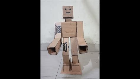 Diy How To Make Robot Model With Cardboard Best Out Of Waste Craft