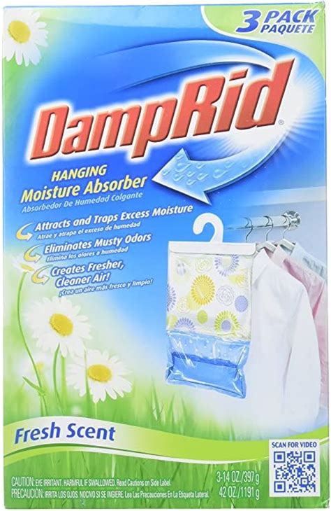 Damprid 773822075241 Fg83k Hanging Moisture Absorber Fresh Scent 3